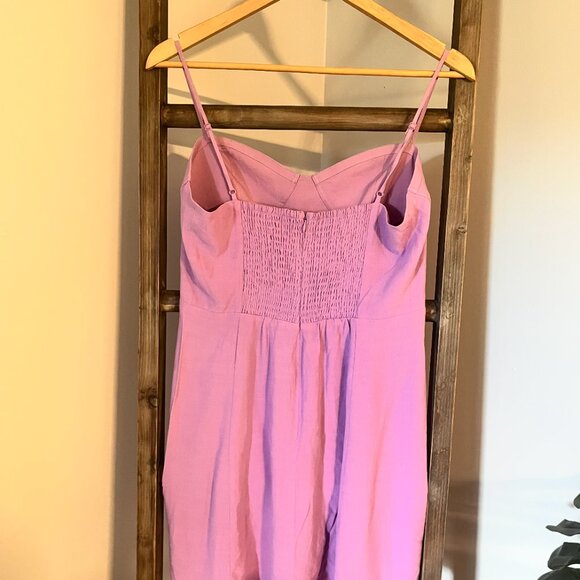 Aritzia Sunday Best Dress Pink Purple Size Medium - Picture 3 of 4